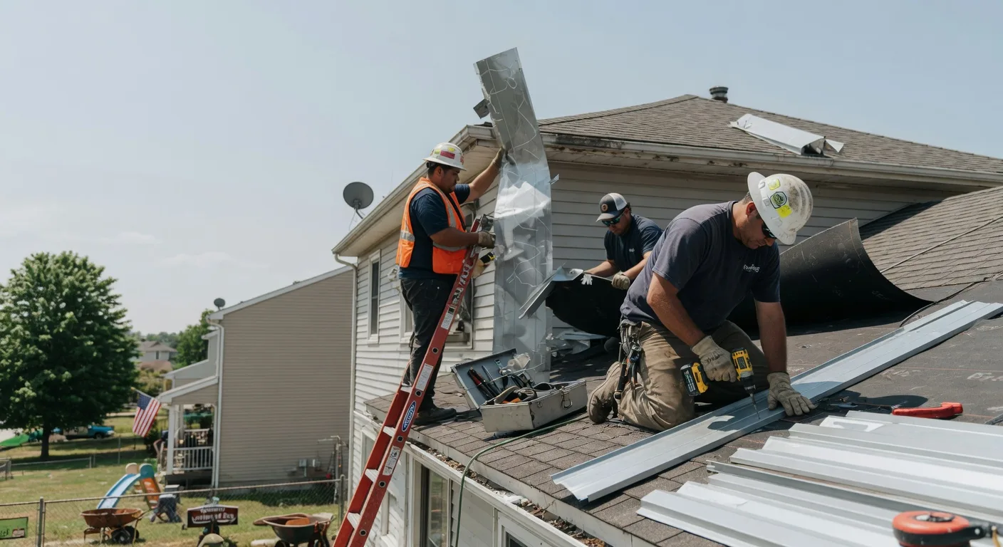 Storm Damage Metal Roof Repair in Isle La Motte, VT